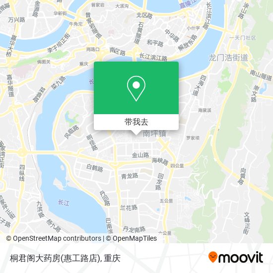 桐君阁大药房(惠工路店)地图