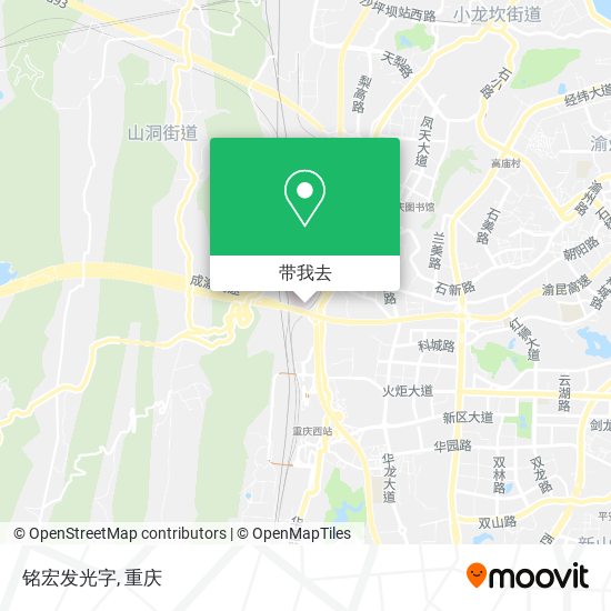 铭宏发光字地图