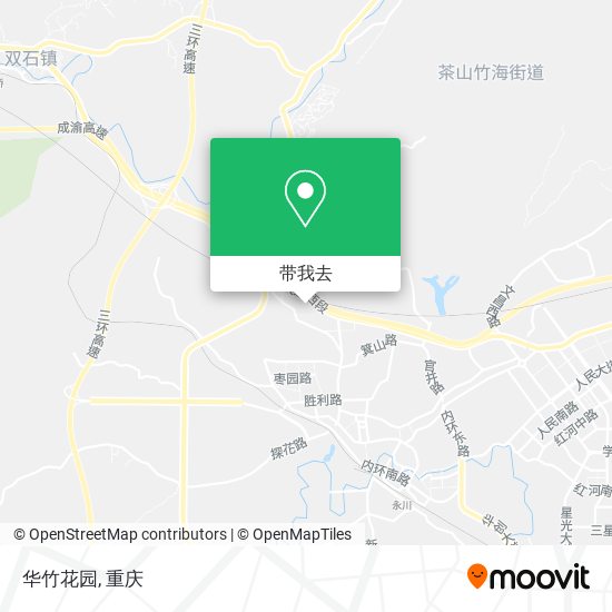 华竹花园地图