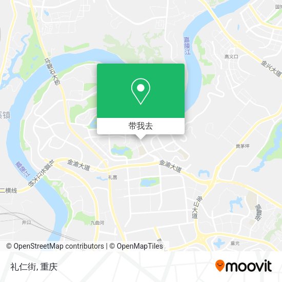 礼仁街地图