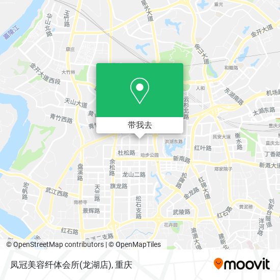 凤冠美容纤体会所(龙湖店)地图