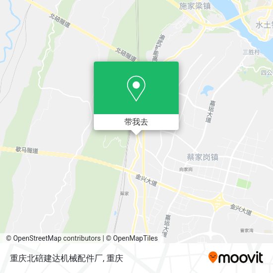 重庆北碚建达机械配件厂地图
