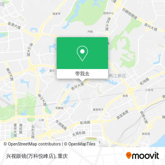 兴视眼镜(万科悦峰店)地图