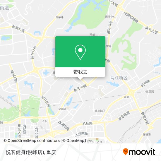 悦客健身(悦峰店)地图