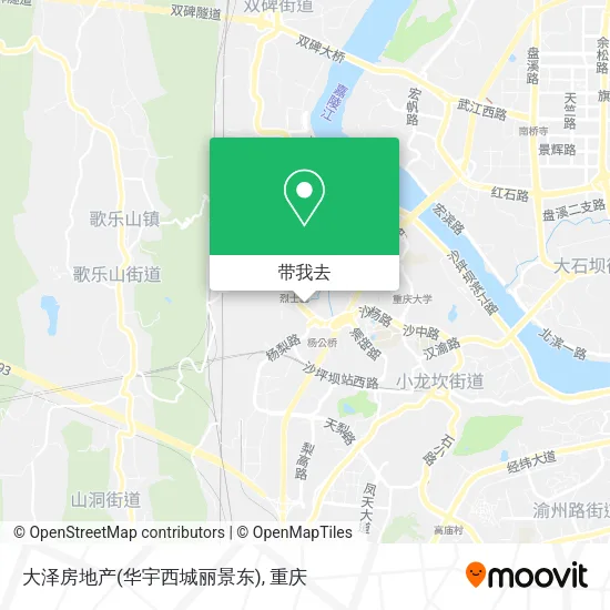 大泽房地产(华宇西城丽景东)地图