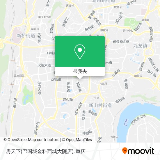 房天下(巴国城金科西城大院店)地图
