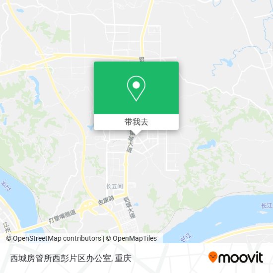 西城房管所西彭片区办公室地图