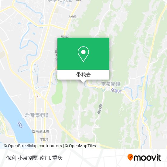 保利·小泉别墅-南门地图