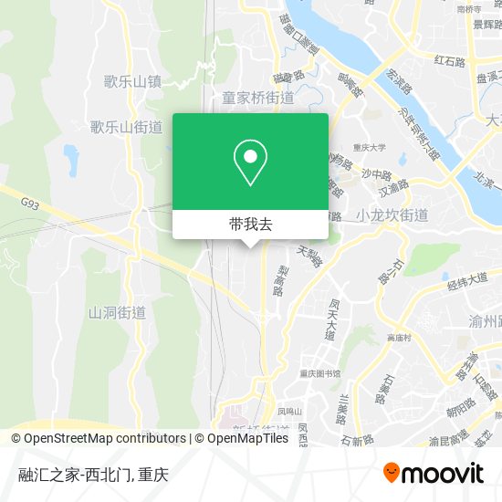 融汇之家-西北门地图