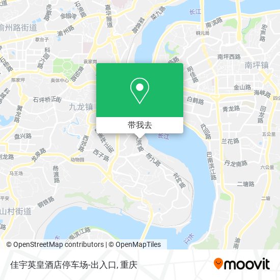 佳宇英皇酒店停车场-出入口地图