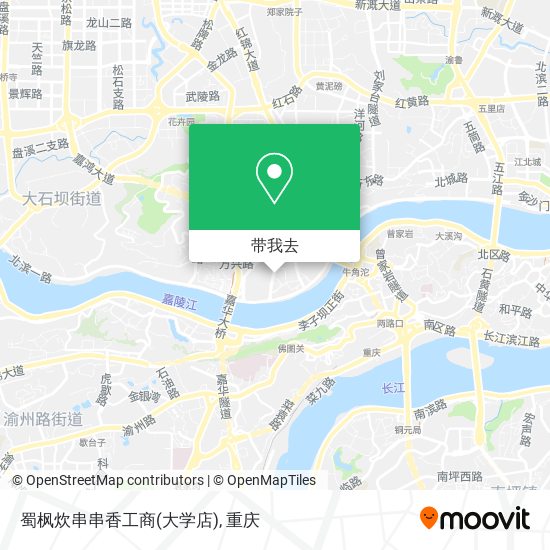 蜀枫炊串串香工商(大学店)地图