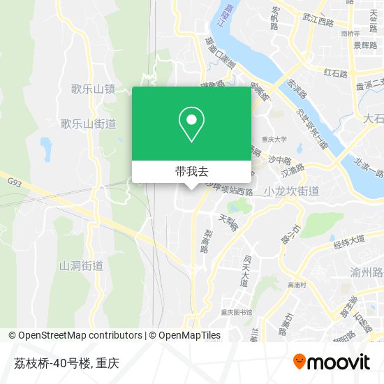 荔枝桥-40号楼地图
