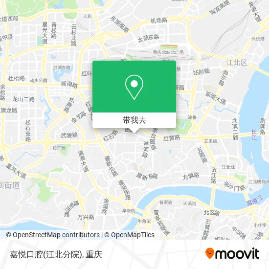 嘉悦口腔(江北分院)地图
