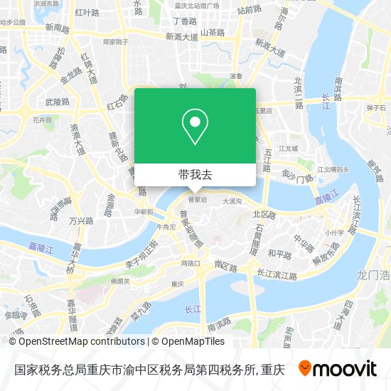 国家税务总局重庆市渝中区税务局第四税务所地图