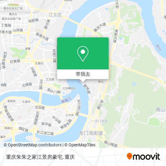 重庆朱朱之家江景房豪宅地图