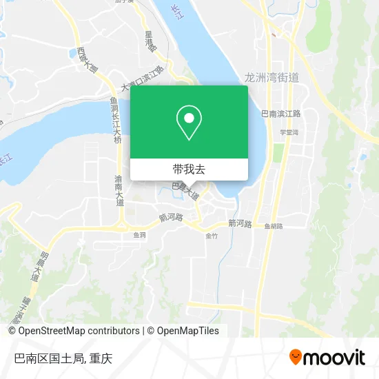 巴南区国土局地图