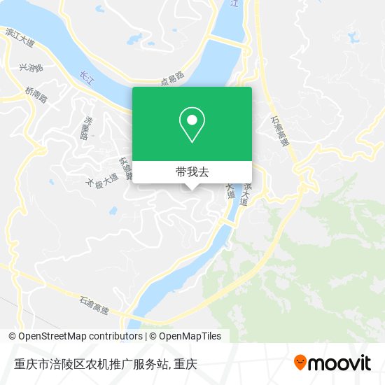 重庆市涪陵区农机推广服务站地图