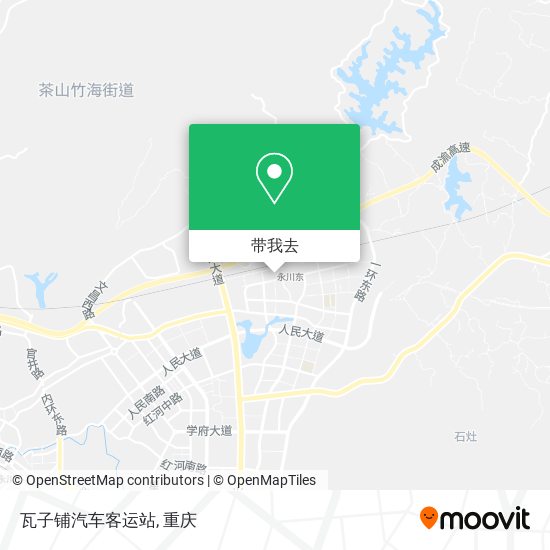 瓦子铺汽车客运站地图