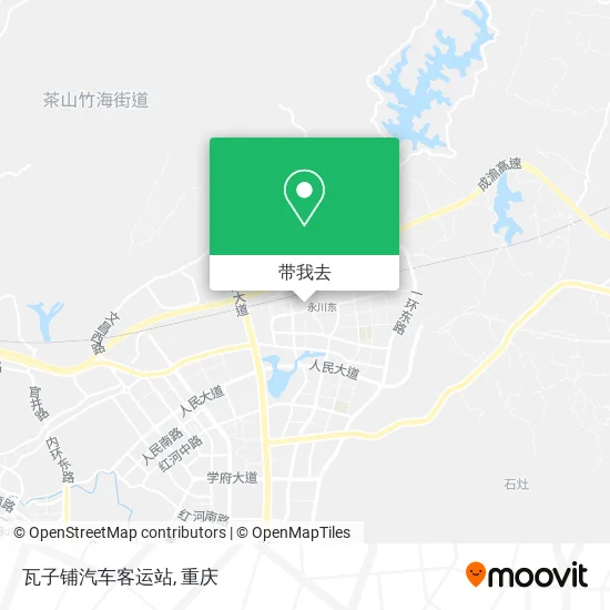 瓦子铺汽车客运站地图