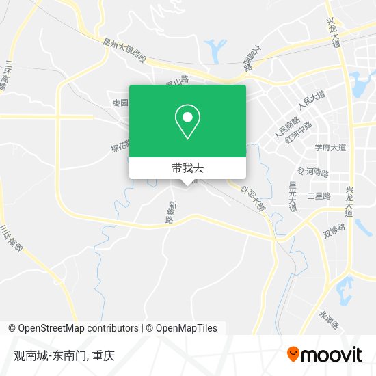 观南城-东南门地图