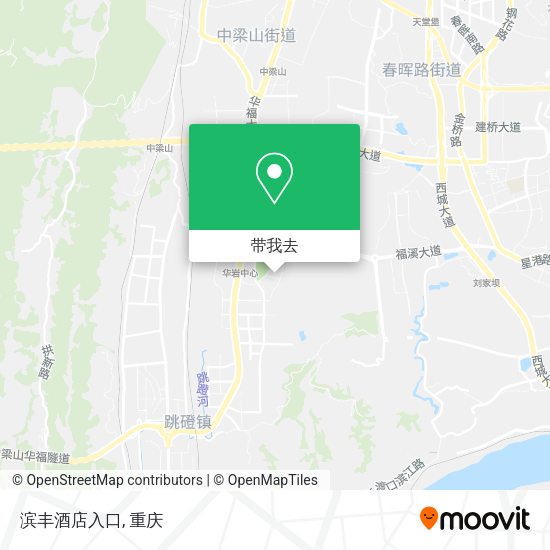 滨丰酒店入口地图