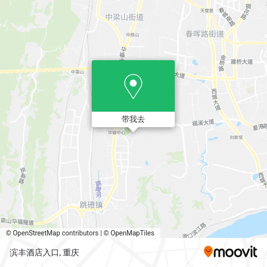 滨丰酒店入口地图