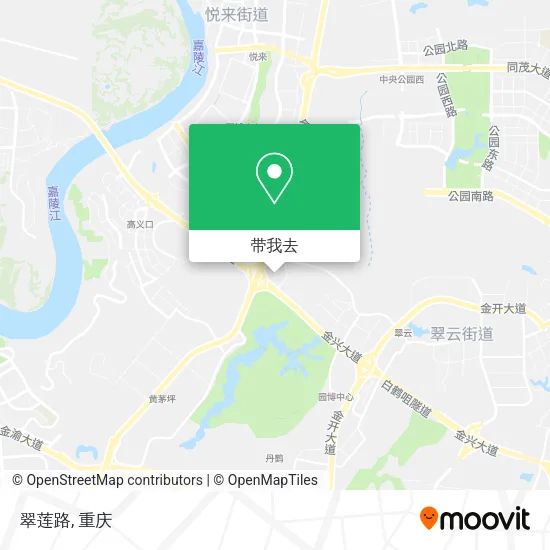 翠莲路地图