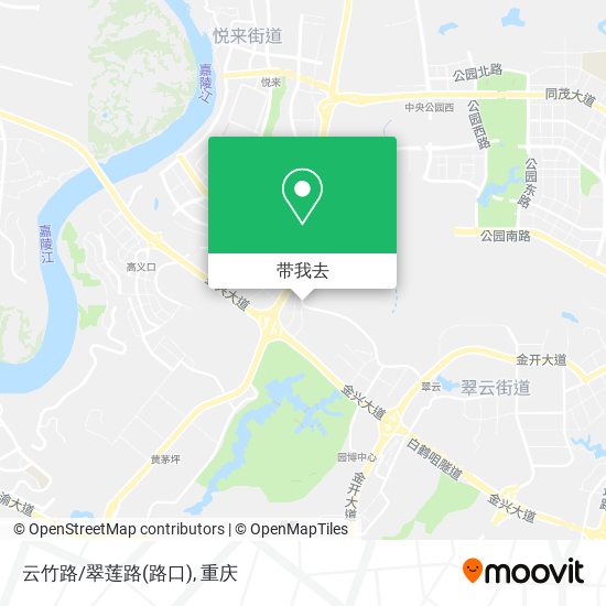 云竹路/翠莲路(路口)地图