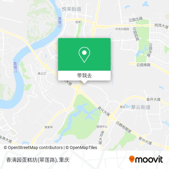 香满园蛋糕坊(翠莲路)地图
