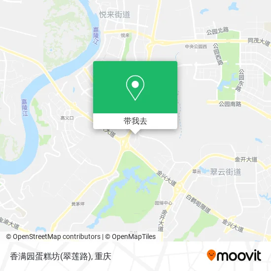 香满园蛋糕坊(翠莲路)地图