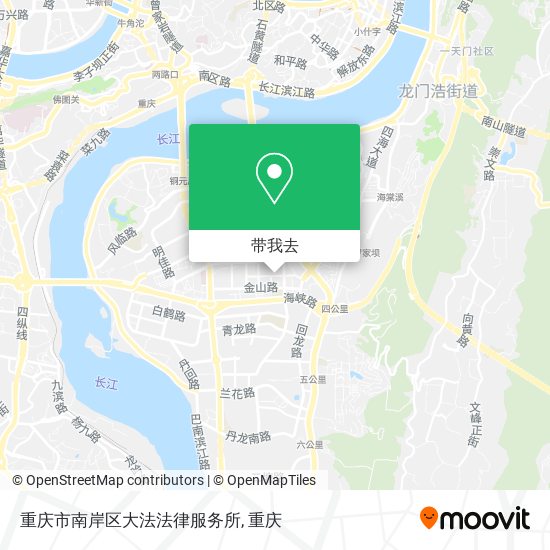 重庆市南岸区大法法律服务所地图