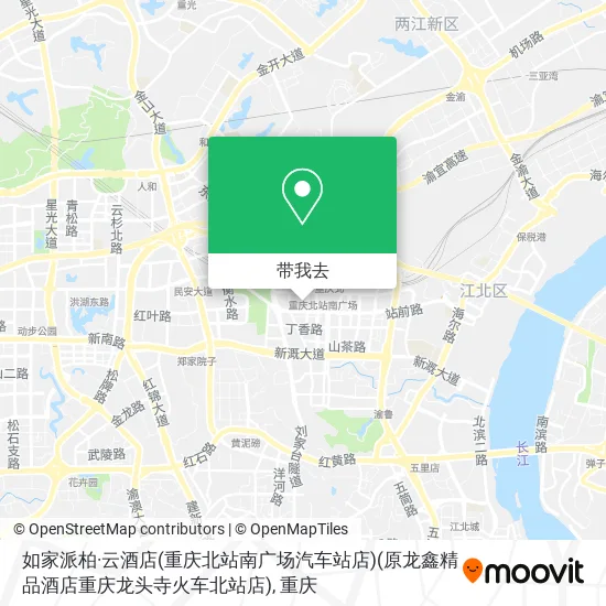 如家派柏·云酒店(重庆北站南广场汽车站店)(原龙鑫精品酒店重庆龙头寺火车北站店)地图