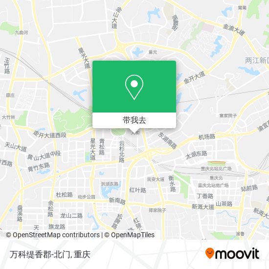 万科缇香郡-北门地图