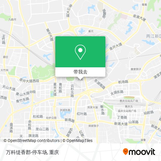 万科缇香郡-停车场地图
