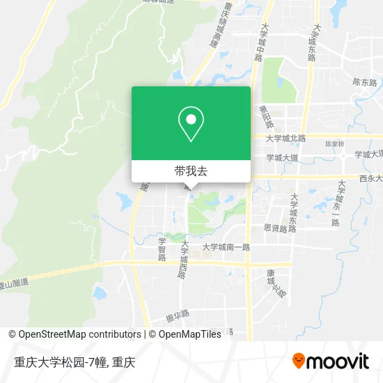 重庆大学松园-7幢地图
