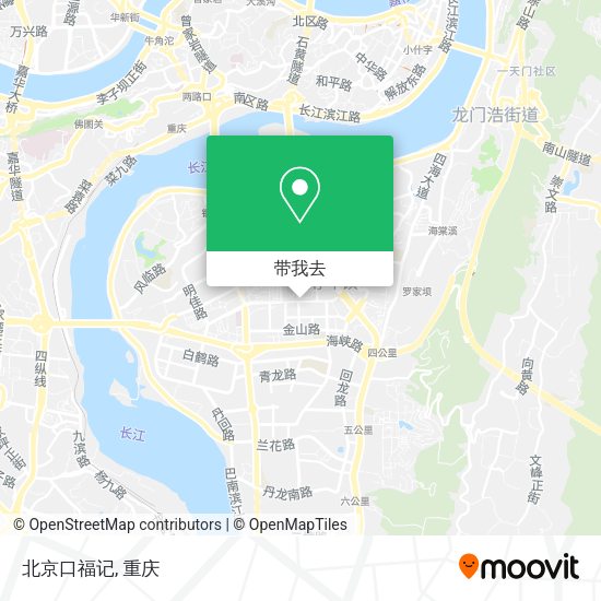 北京口福记地图