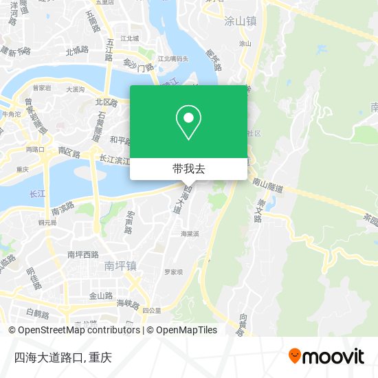 四海大道路口地图