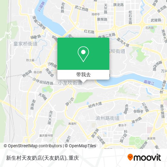 新生村天友奶店地图