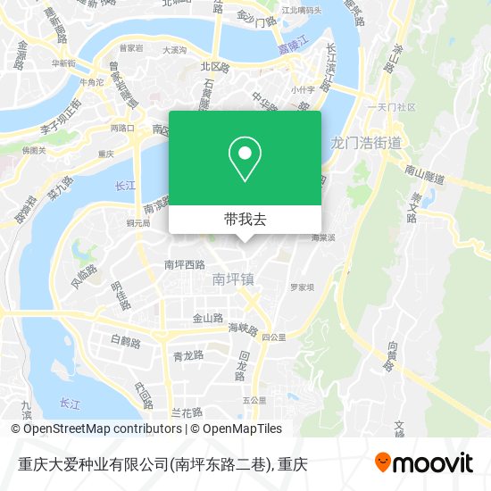重庆大爱种业有限公司(南坪东路二巷)地图
