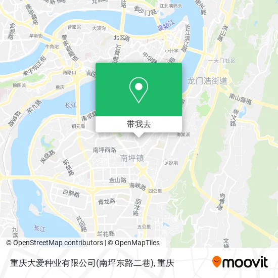 重庆大爱种业有限公司(南坪东路二巷)地图