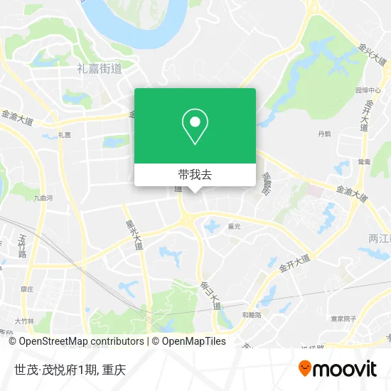 世茂·茂悦府1期地图