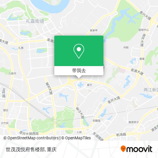 世茂茂悦府售楼部地图