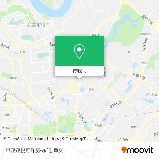 世茂茂悦府洋房-东门地图