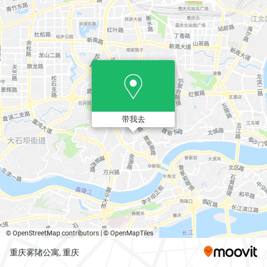 重庆雾陼公寓地图
