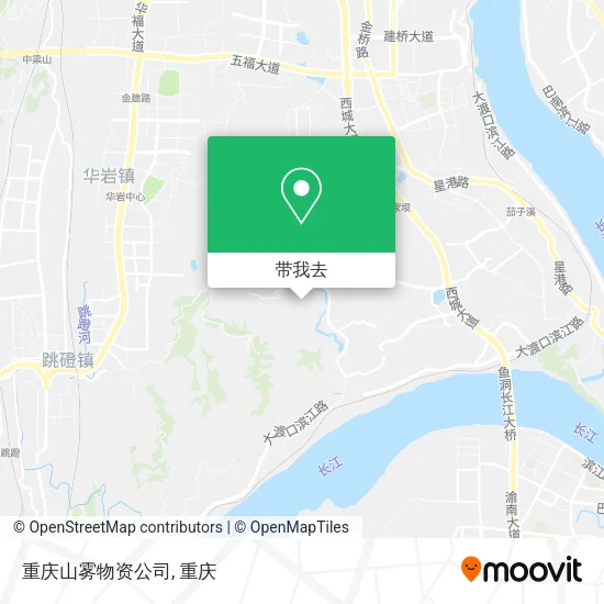 重庆山雾物资公司地图
