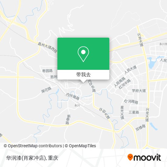 华润漆(肖家冲店)地图
