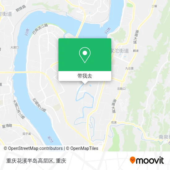 重庆花溪半岛高层区地图