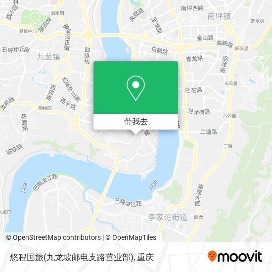 悠程国旅(九龙坡邮电支路营业部)地图