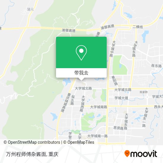 万州程师傅杂酱面地图