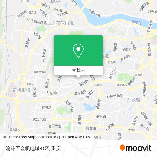渝洲五金机电城-D区地图